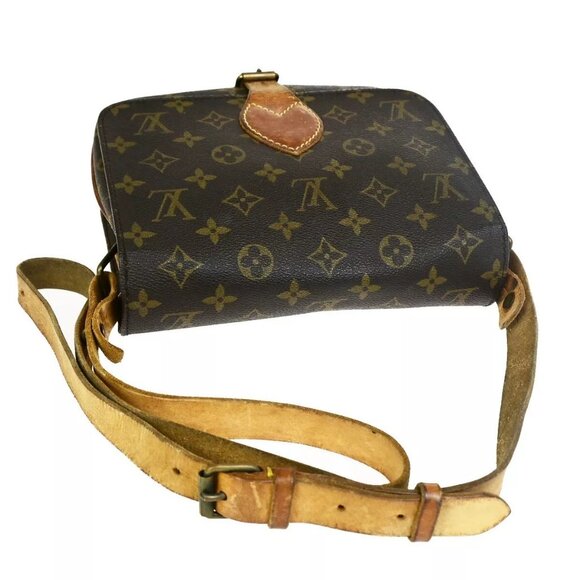 LOUIS VUITTON Cartouchiere MM Shoulder Bag Monogram Leather Brown M51253 30FB216 - Picture 6 of 16